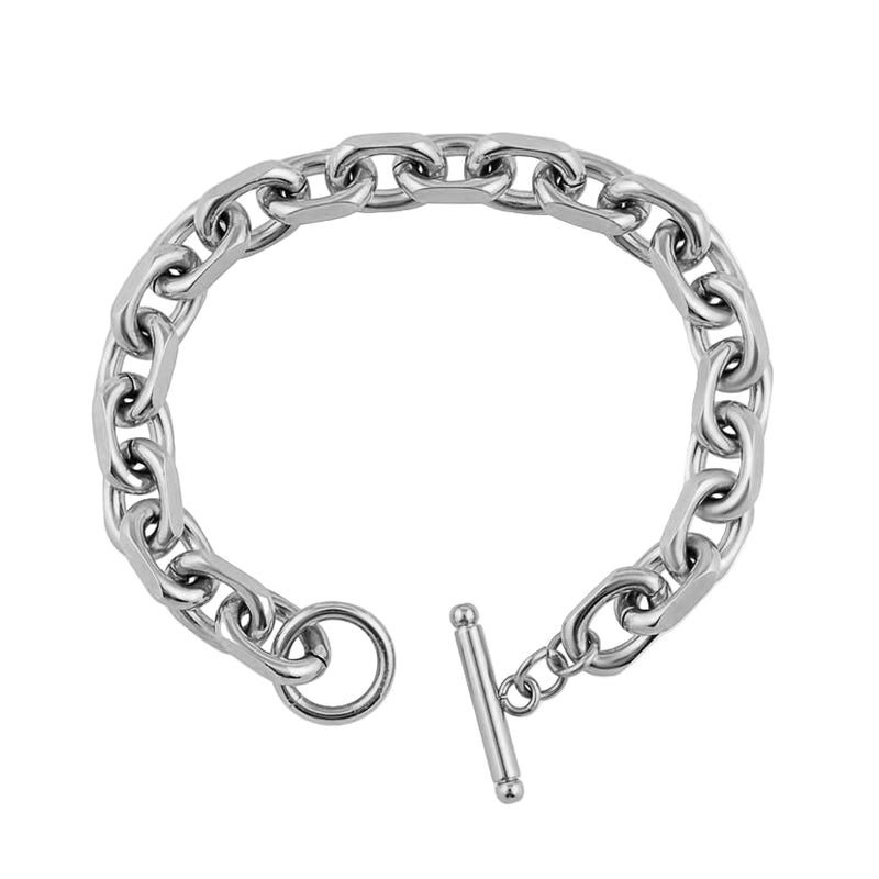 Alexis Toggle Bracelet in 18k silver plating