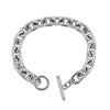 Alexis Toggle Bracelet in 18k silver plating