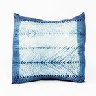 Ara Indigo shibori print mulberry silk pillow cover, 18x18 – One Affirmation