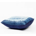 Ara Indigo shibori print mulberry silk pillow cover, 18x18 – One Affirmation