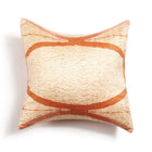Arc Black shibori print mulberry silk pillow cover, 20x20 – One Affirmation