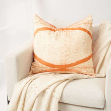Arc Coral shibori print mulberry silk pillow cover, 20x20 – One Affirmation