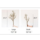 Artificial Dry Tree Branch Brown Stem
