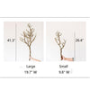 Artificial Dry Tree Branch Brown Stem