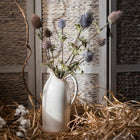 Faux Silk Artificial Thistle Flower Stem 26" Tall