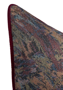 Ready to Ship, 22x22 Atelier Pillow Cover in Bordeaux with Welt