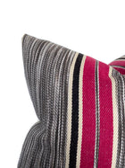 Audley Stripe Pillow Cover in Berry