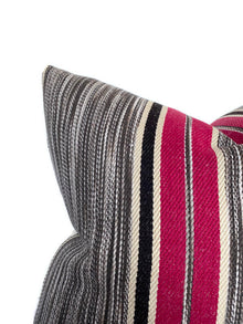Audley Stripe Pillow Cover in Berry
