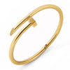 Axel Nail Bracelet in gold plated stainless steel
