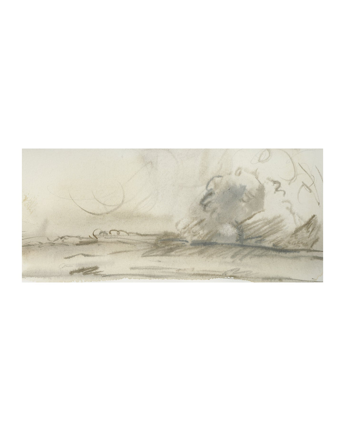 Watercolor Landscape Study I