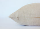 Oatmeal Linen Pillow Cover