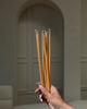 100% Natural Beeswax Taper Candles Set of 10 - 12 Inch Dripless