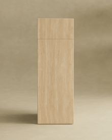 Toscana Natural Travertine Console Table - 63" Veined Stone