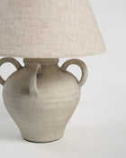 Ava Table Lamp - Cream Vase Design 17.7" Modern Lighting