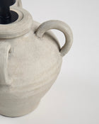 Ava Table Lamp - Cream Vase Design 17.7" Modern Lighting