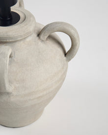 Ava Table Lamp - Cream Vase Design 17.7" Modern Lighting