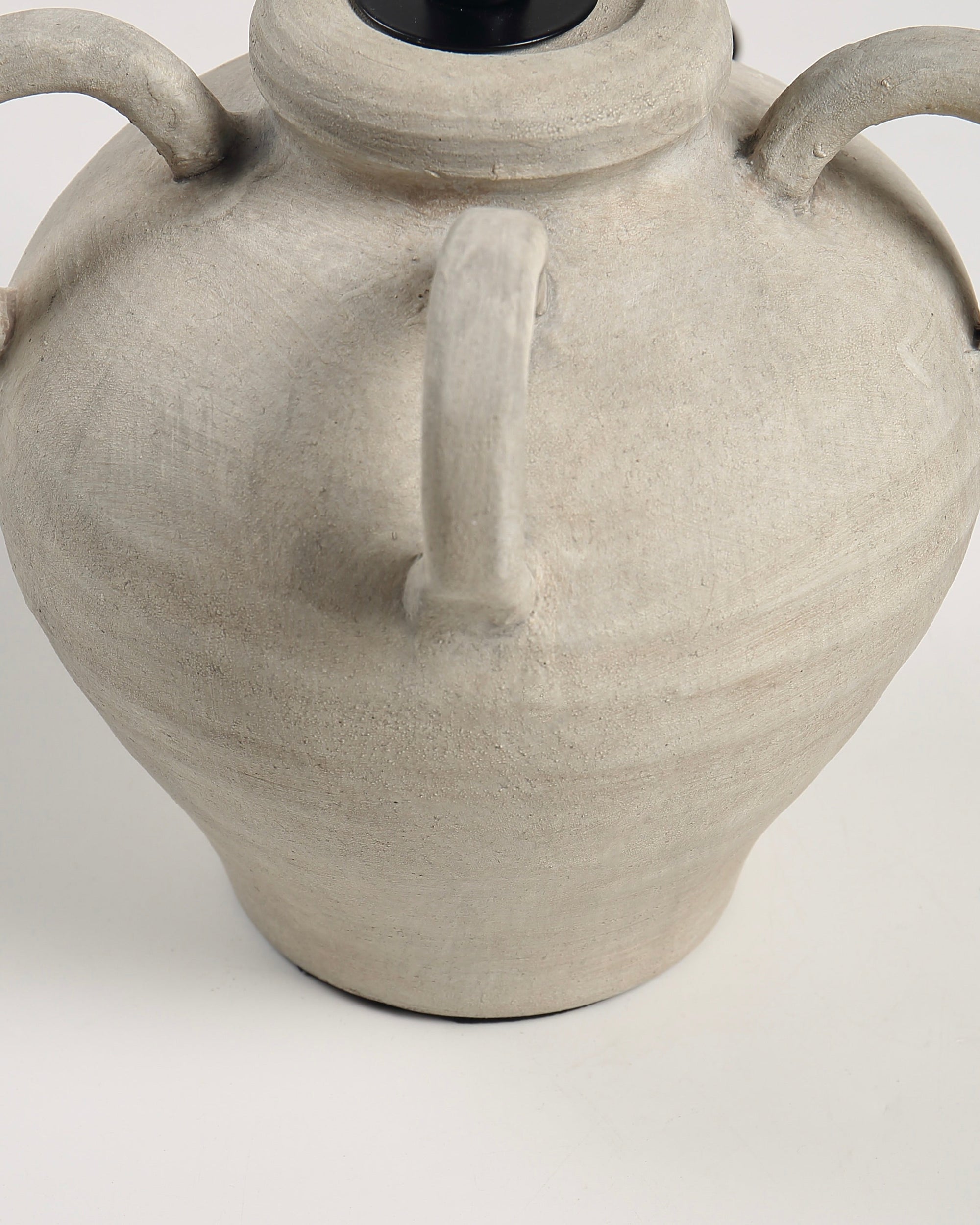 Ava Table Lamp - Cream Vase Design 17.7" Modern Lighting