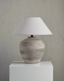 Solene Modern Table Lamp - Light Cream Neutral 16.5" H