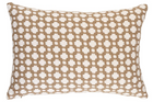 Betwixt Pillow Cover in Biscuit, Schumacher Textiles