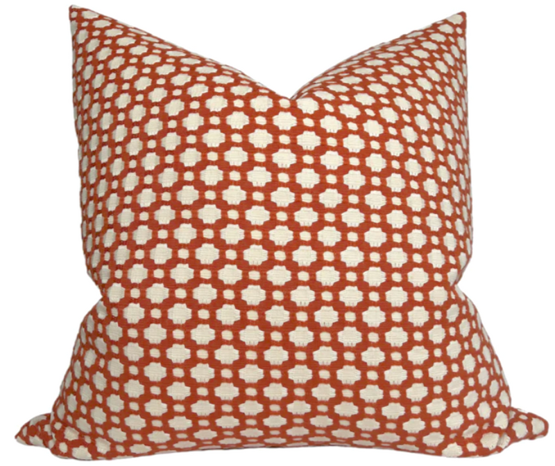 Ready to Ship, 20x20, Betwixt Pillow Cover in Spark, Schumacher Textiles