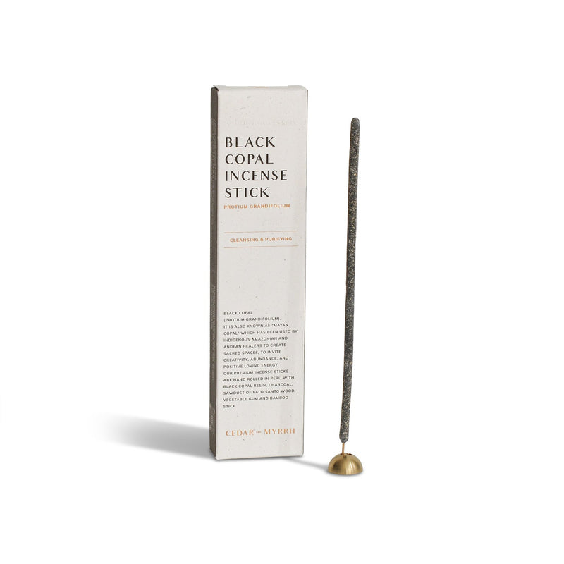 Black Copal incense sticks hand-rolled in Peru