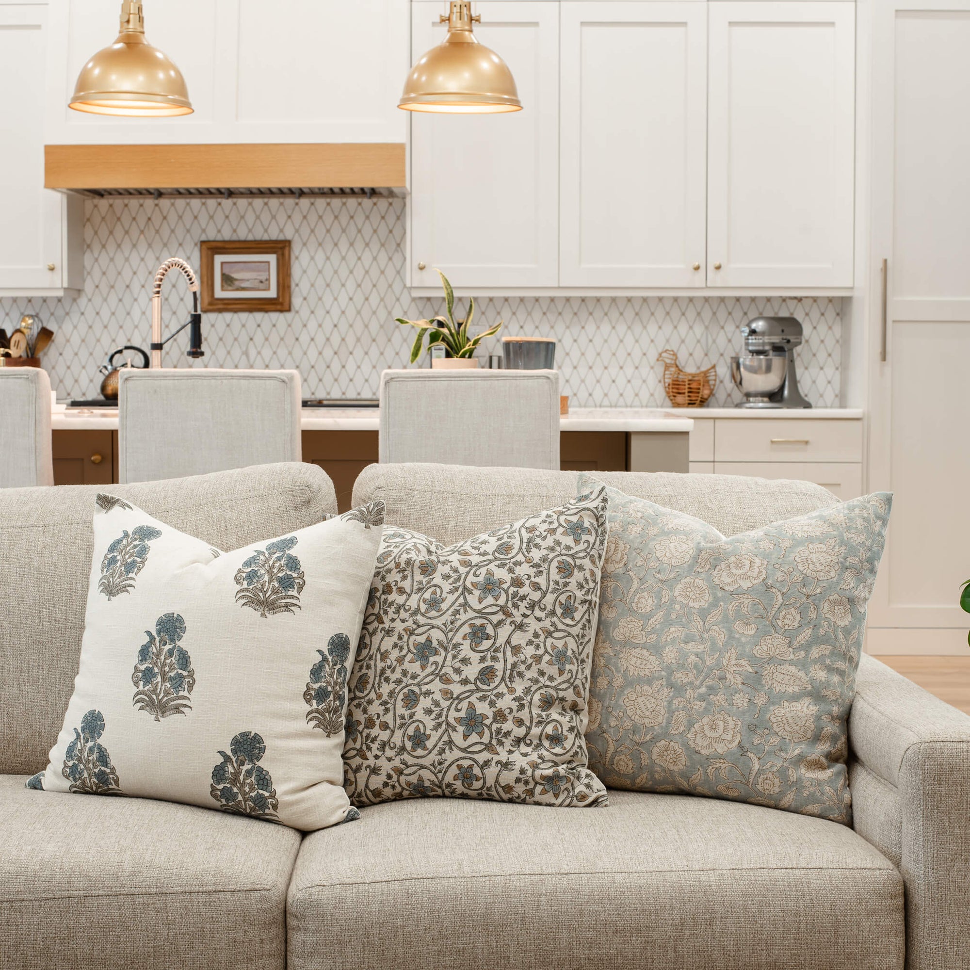 Concord Pillow Combination | Set of Three Pillow Covers