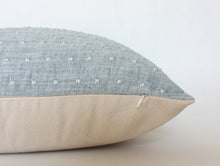 Blue Dot Pillow Cover