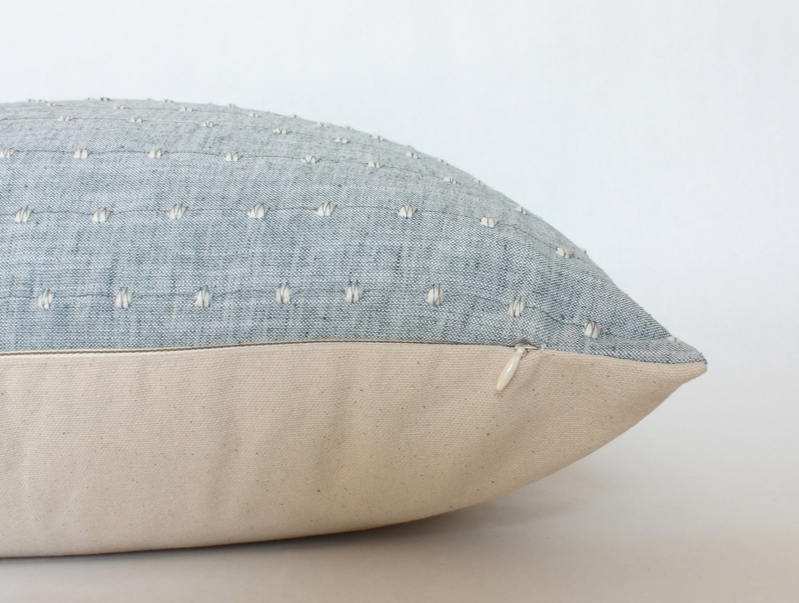 Blue Dot Pillow Cover
