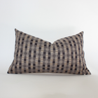 Paris brown and taupe plaid pillow cover, view 5