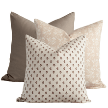 Ashford neutral pillow combination, set of three pillow covers