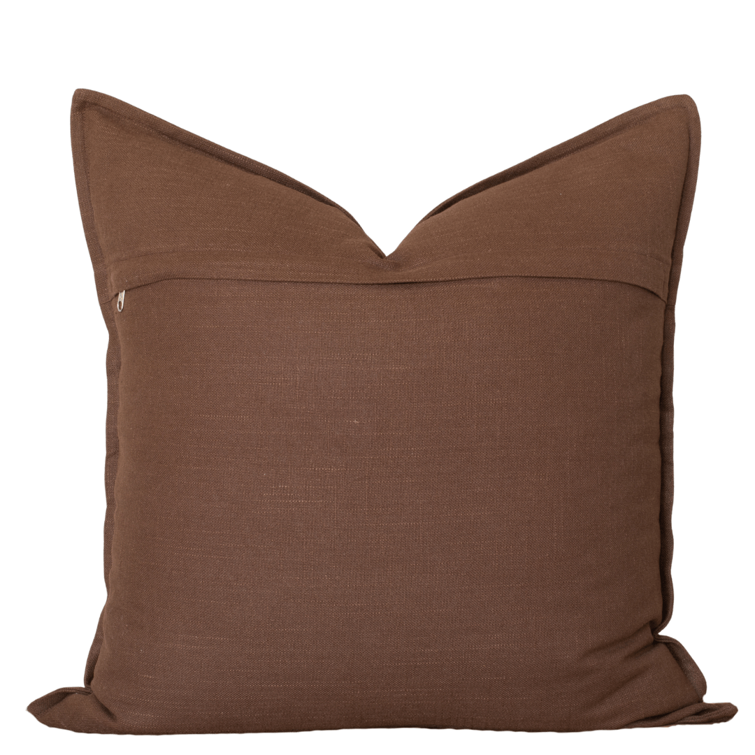 Gávea Solid Color Pillow Cover | Brown