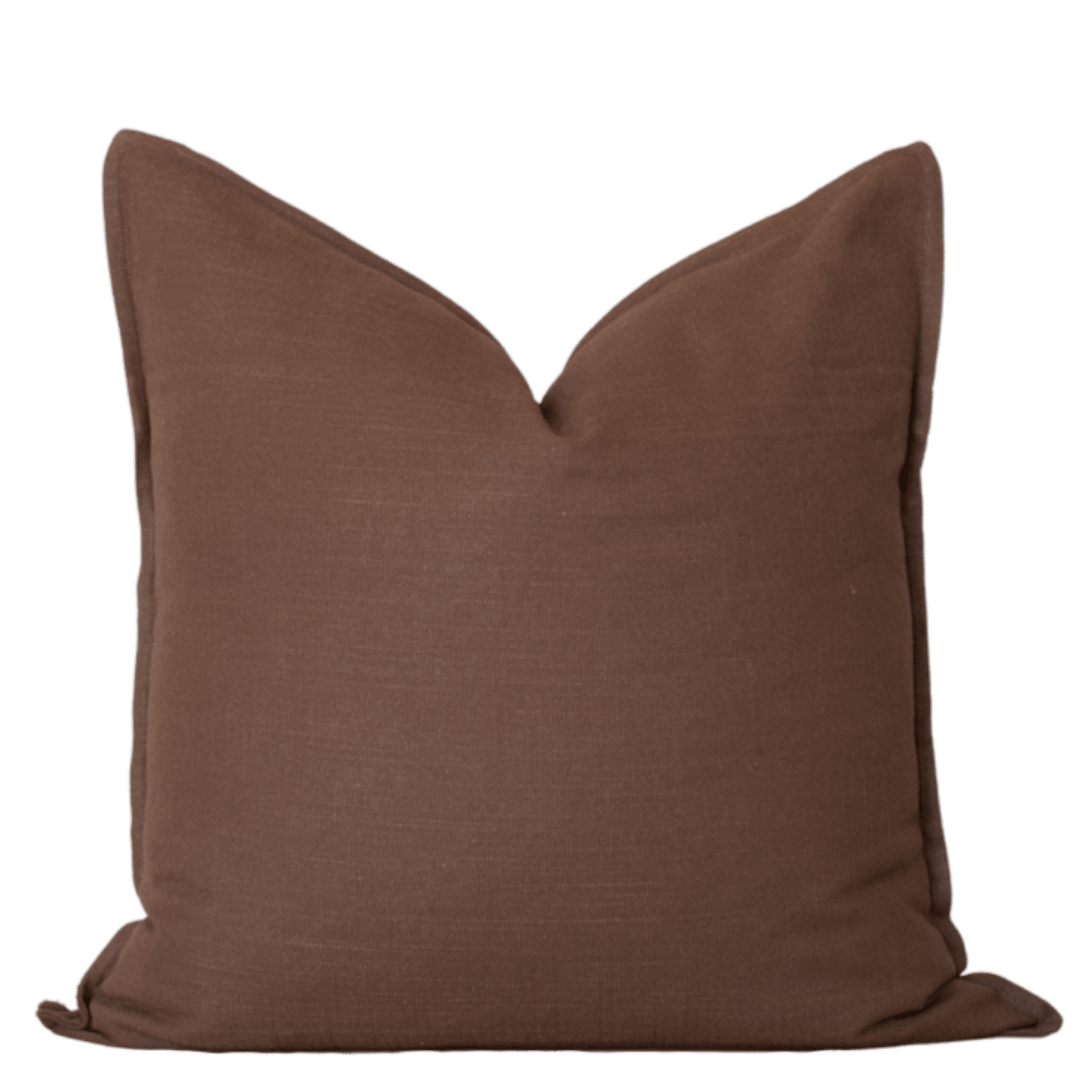 Gávea Solid Color Pillow Cover | Brown