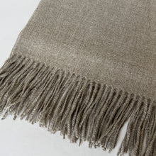 Soft Brown Fringe Throw Blanket