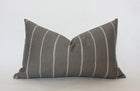 Brown Striped Pillow Cover