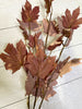 Artificial Autumn Maple Leaf Stems - Customizable Bendable Stems