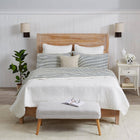 Striped Microfiber Sheet Set