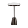 Tira Round Mirrored Side Table