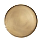 Tira Round Metal and Wood Side Table