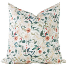 Cheyenne winter botanical floral pillow cover