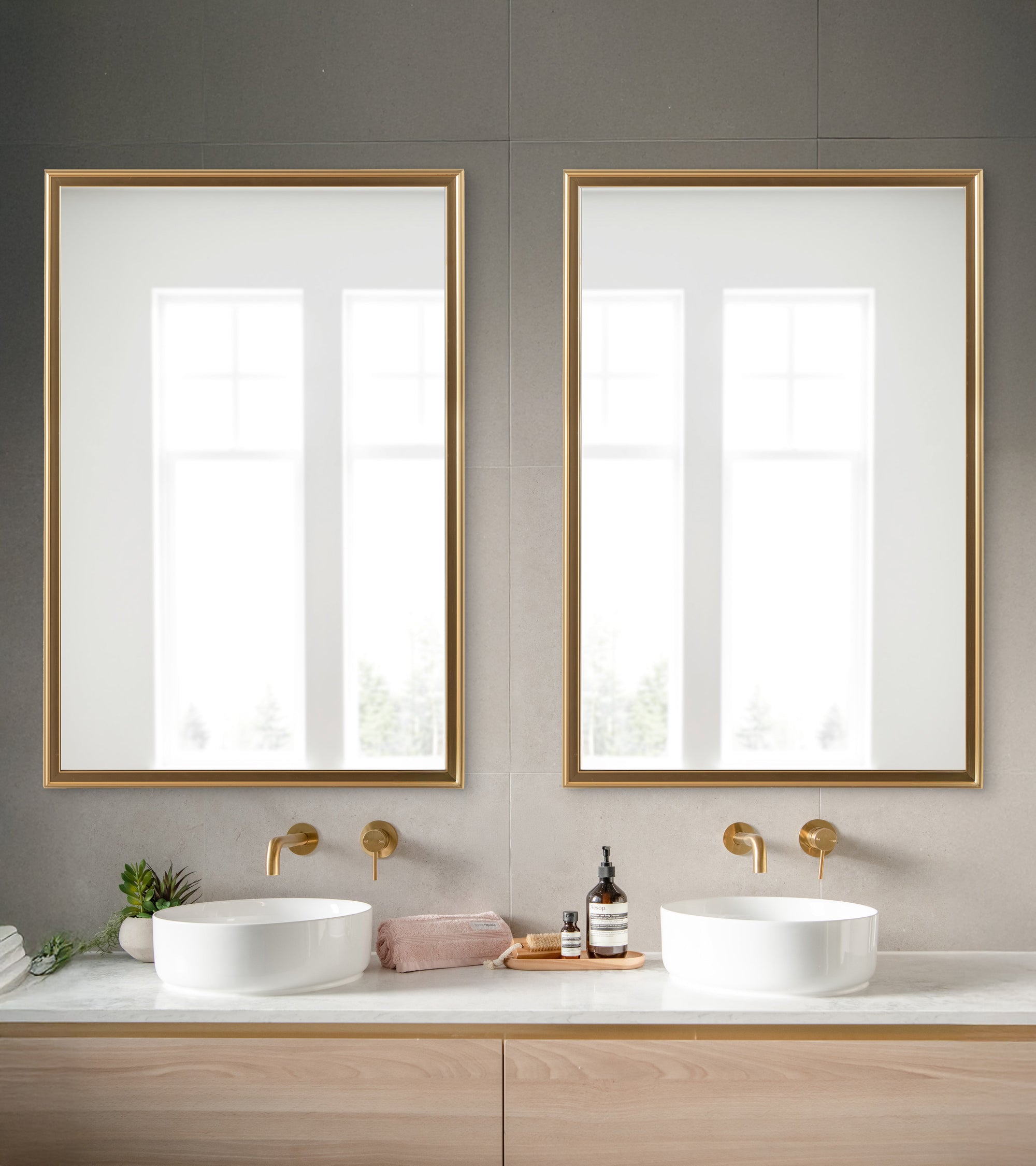 Colette Rectangle Bathroom Wall Mirror