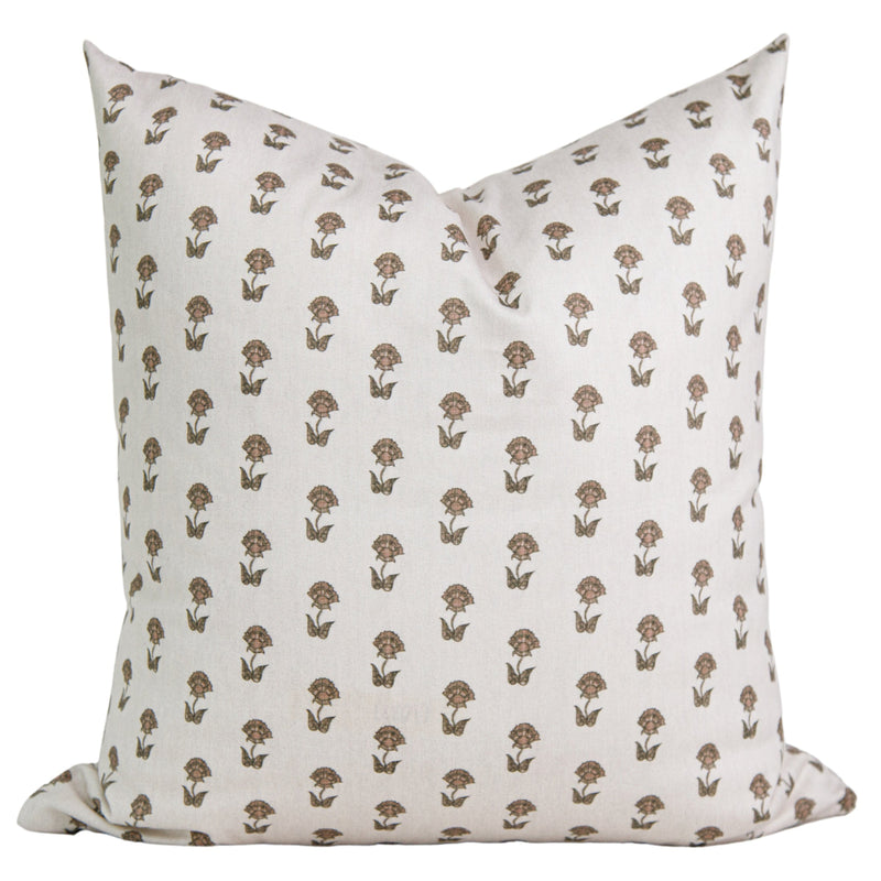 Clara Floral Throw Pillow