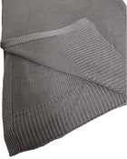 Classic Drift bamboo knit throw blanket in Warm Sand – view 13