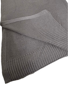Classic Drift bamboo knit throw blanket in Warm Sand – view 13