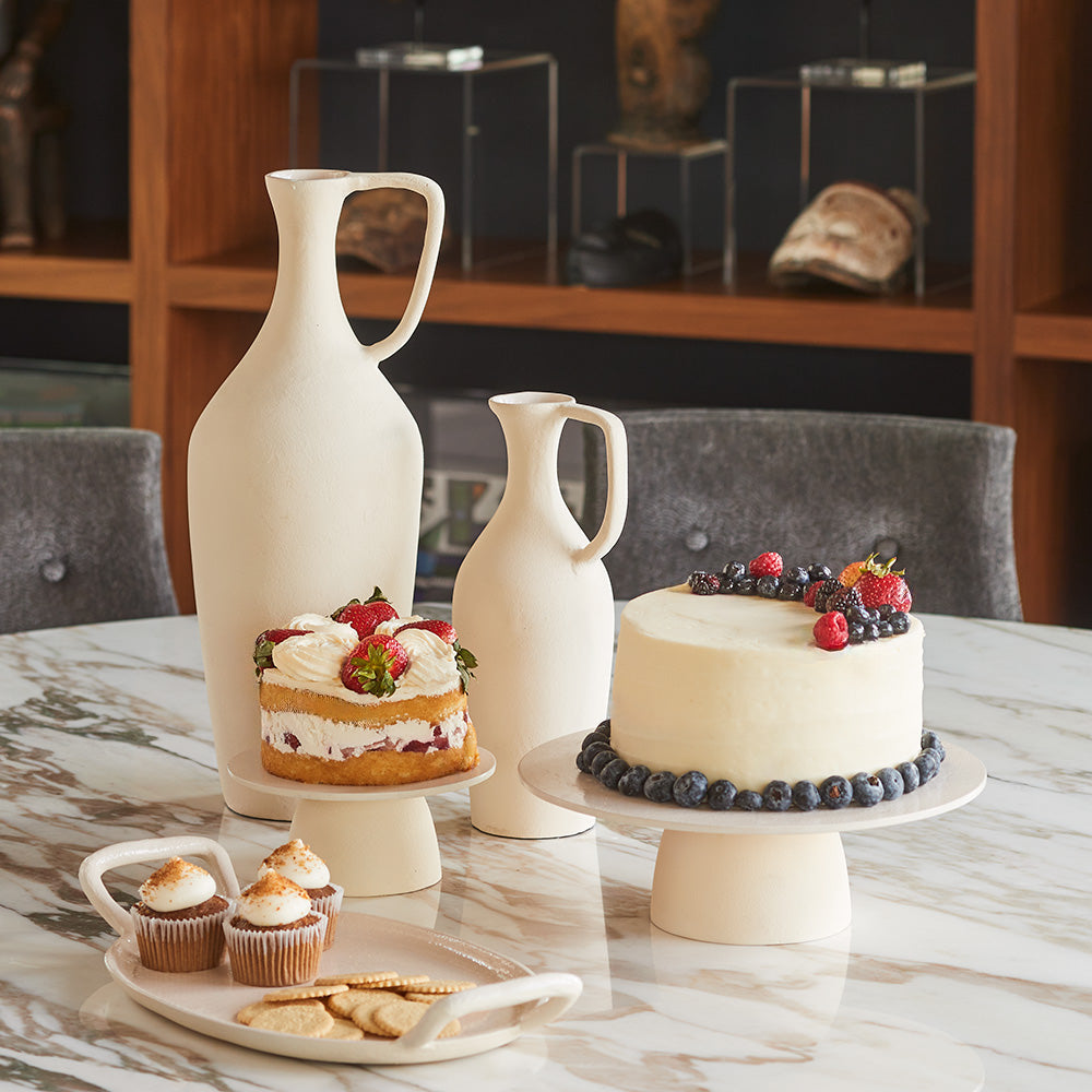 Eco-friendly pitcher vase for flowers or standalone styling