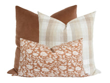 Copper Velvet Throw Pillow