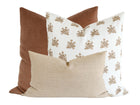 Copper Velvet Throw Pillow