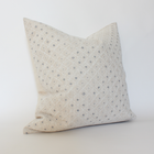 Odette beige dotted texture pillow cover, view 8