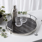 Marbury Round Metal Tray