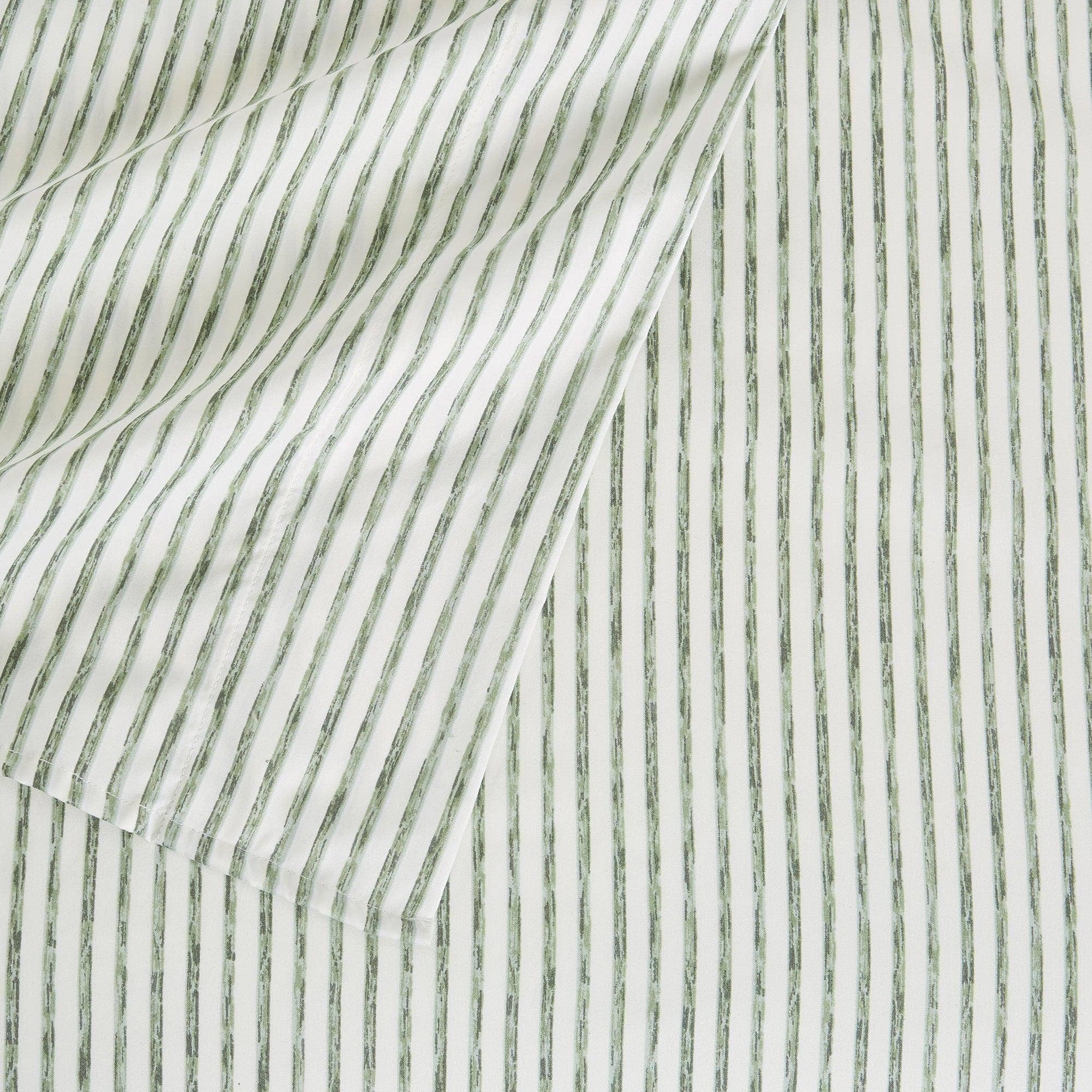 Striped Microfiber Sheet Set