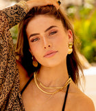 Layered look featuring Dex Chain with multiple necklaces